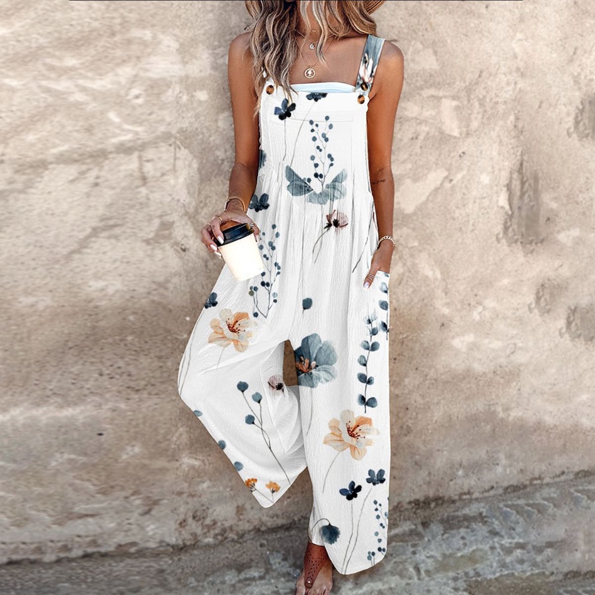 Bequeme bedruckte Overalls