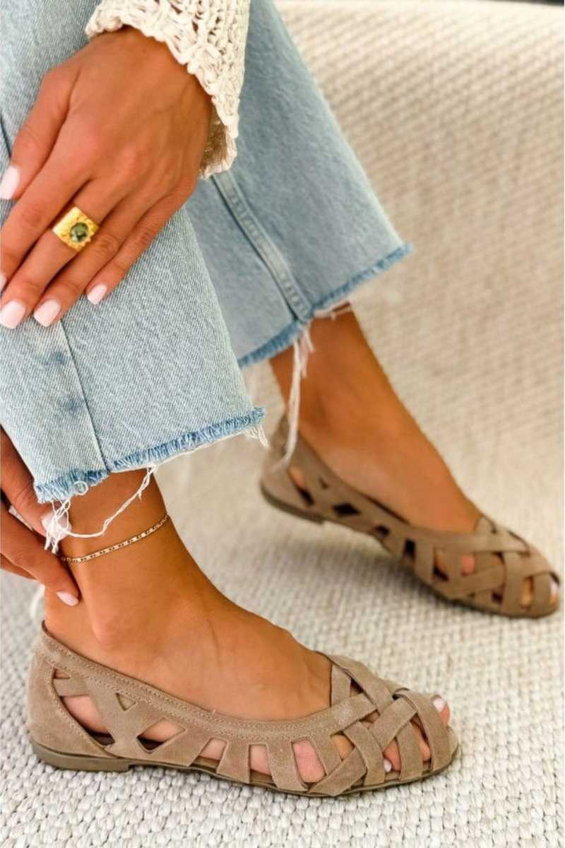 Katharina | Viva Sommer-Sandalen mit Flechtmuster