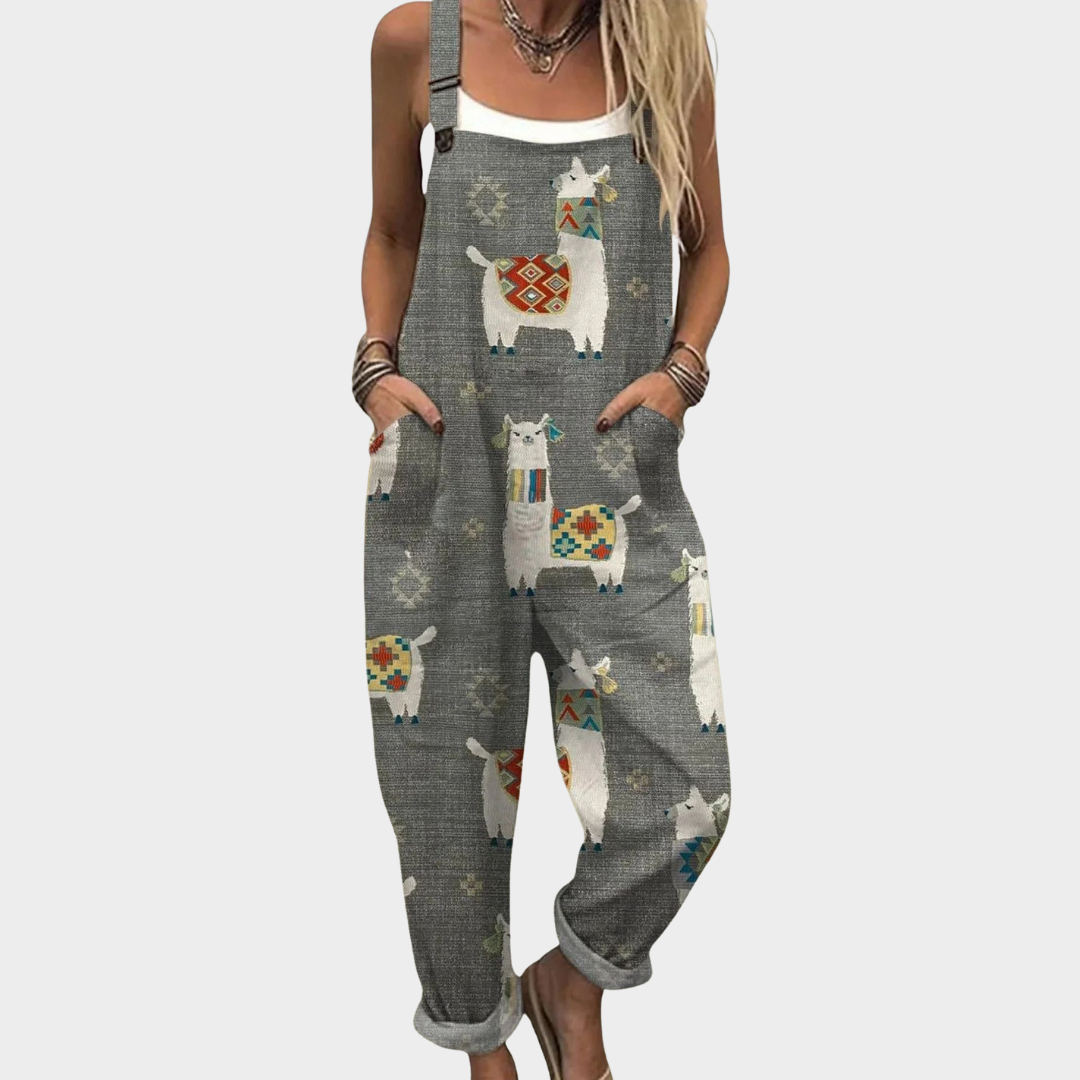 Bequeme bedruckte Overalls