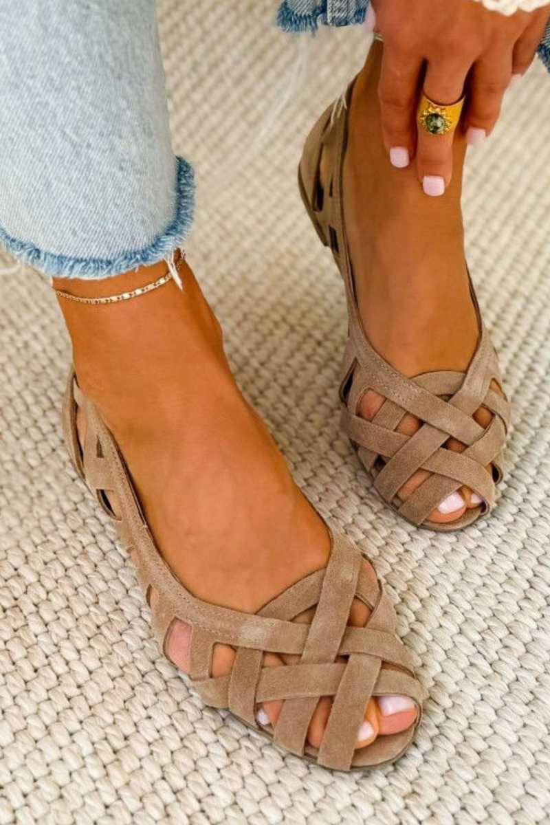 Katharina | Viva Sommer-Sandalen mit Flechtmuster
