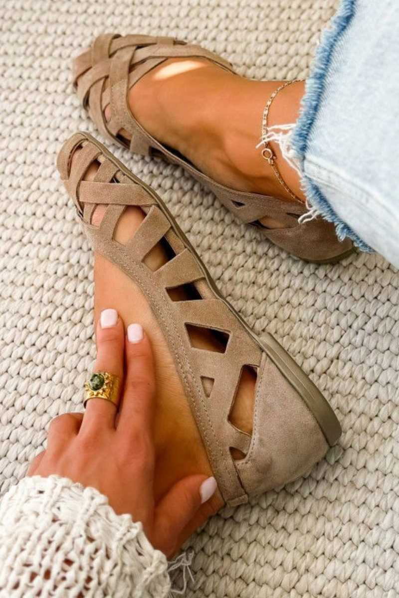 Katharina | Viva Sommer-Sandalen mit Flechtmuster