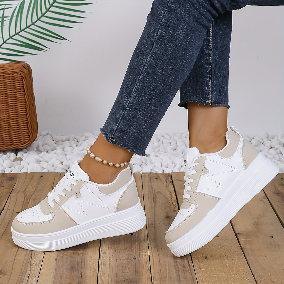 Chloe | Eleganter Plateau-Sneaker