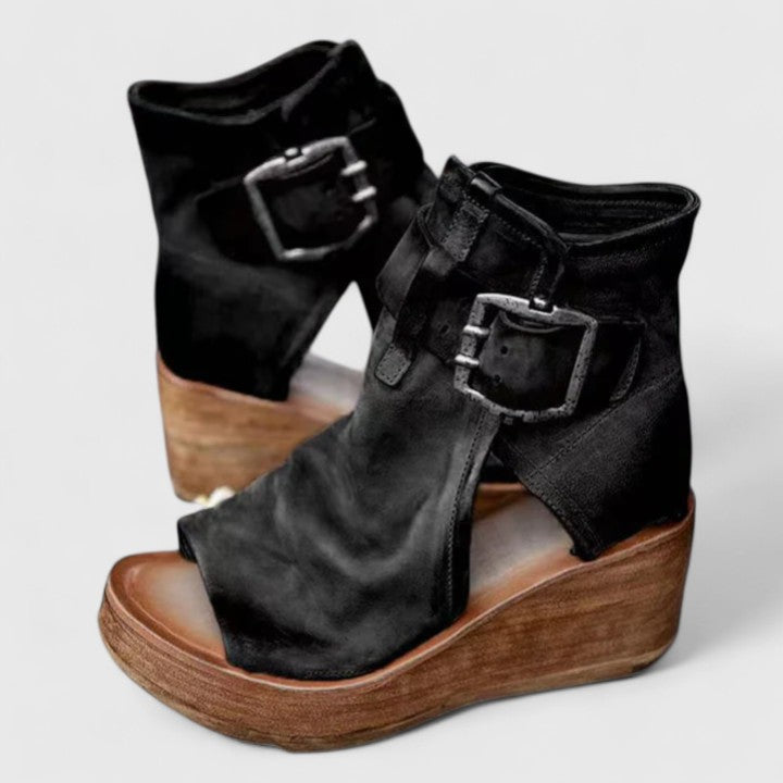 Karline - Klassische Keilsandalen