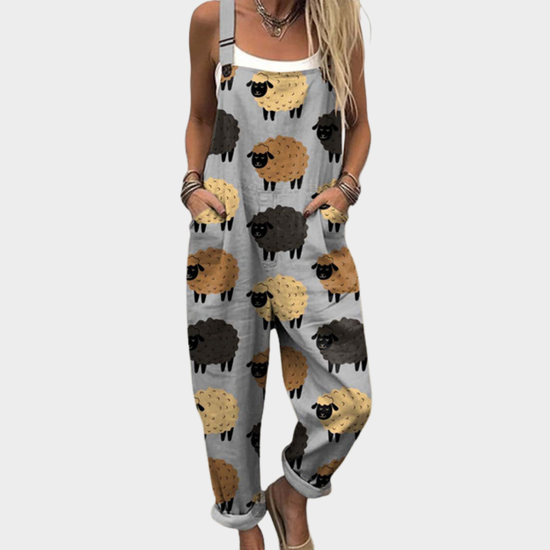 Bequeme bedruckte Overalls