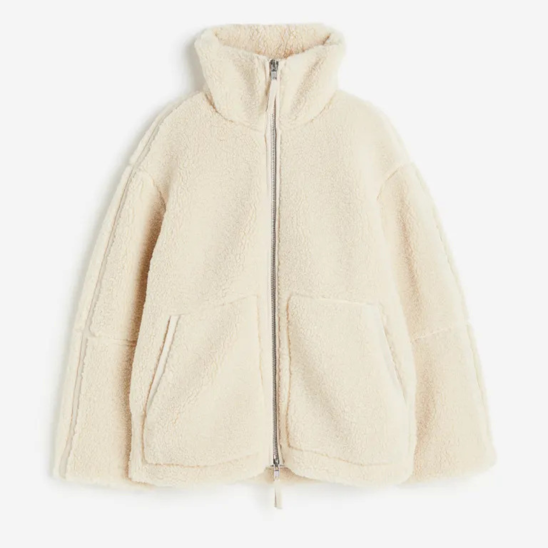 Anastasia | Weiße und warme Winterjacke