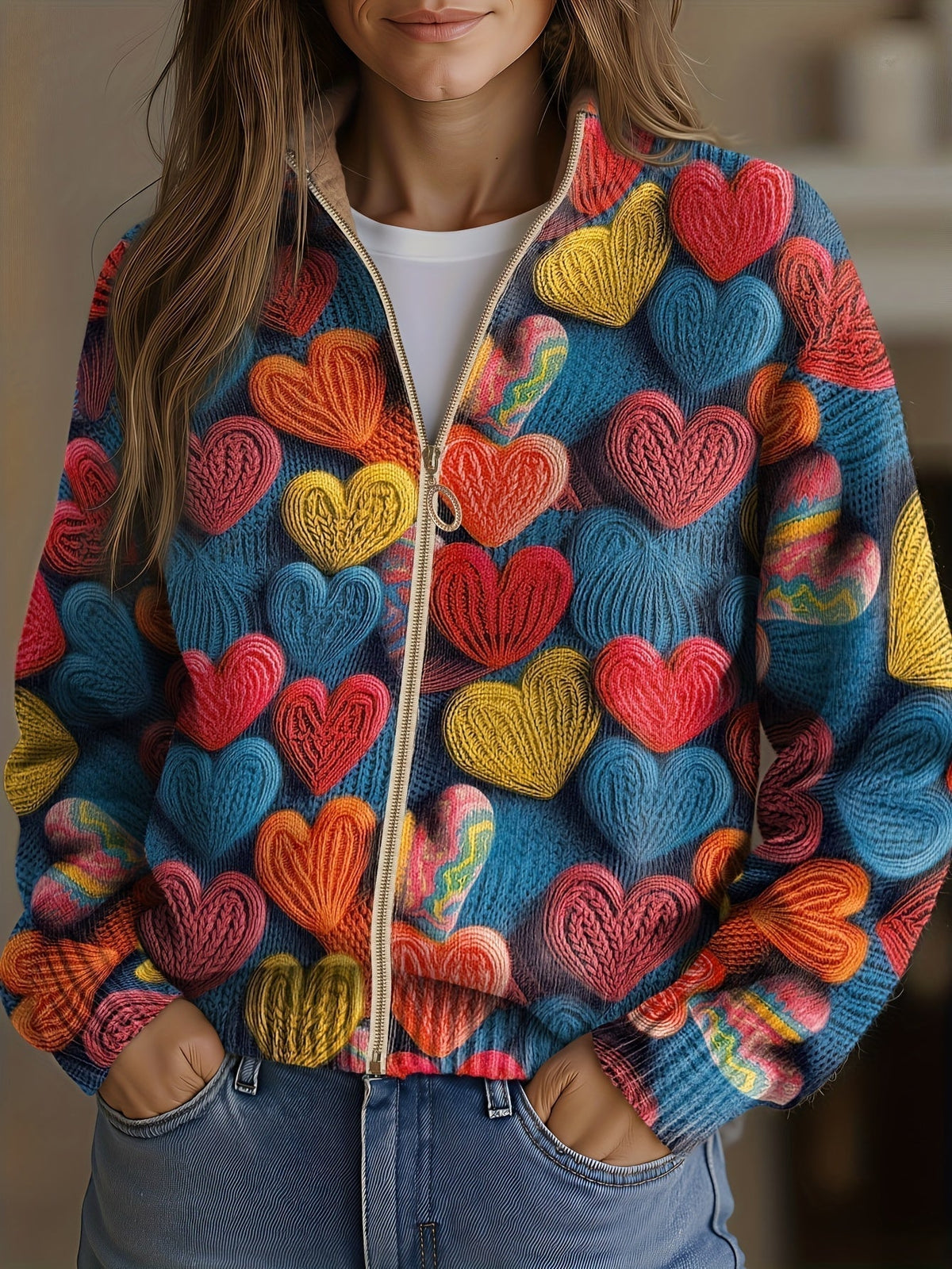 Madeline - Mehrfarbiges Strukturstrickmuster von Hartjes