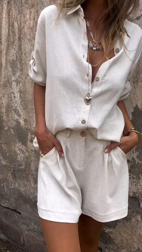 Melda - Luftiges Button-Down-Set