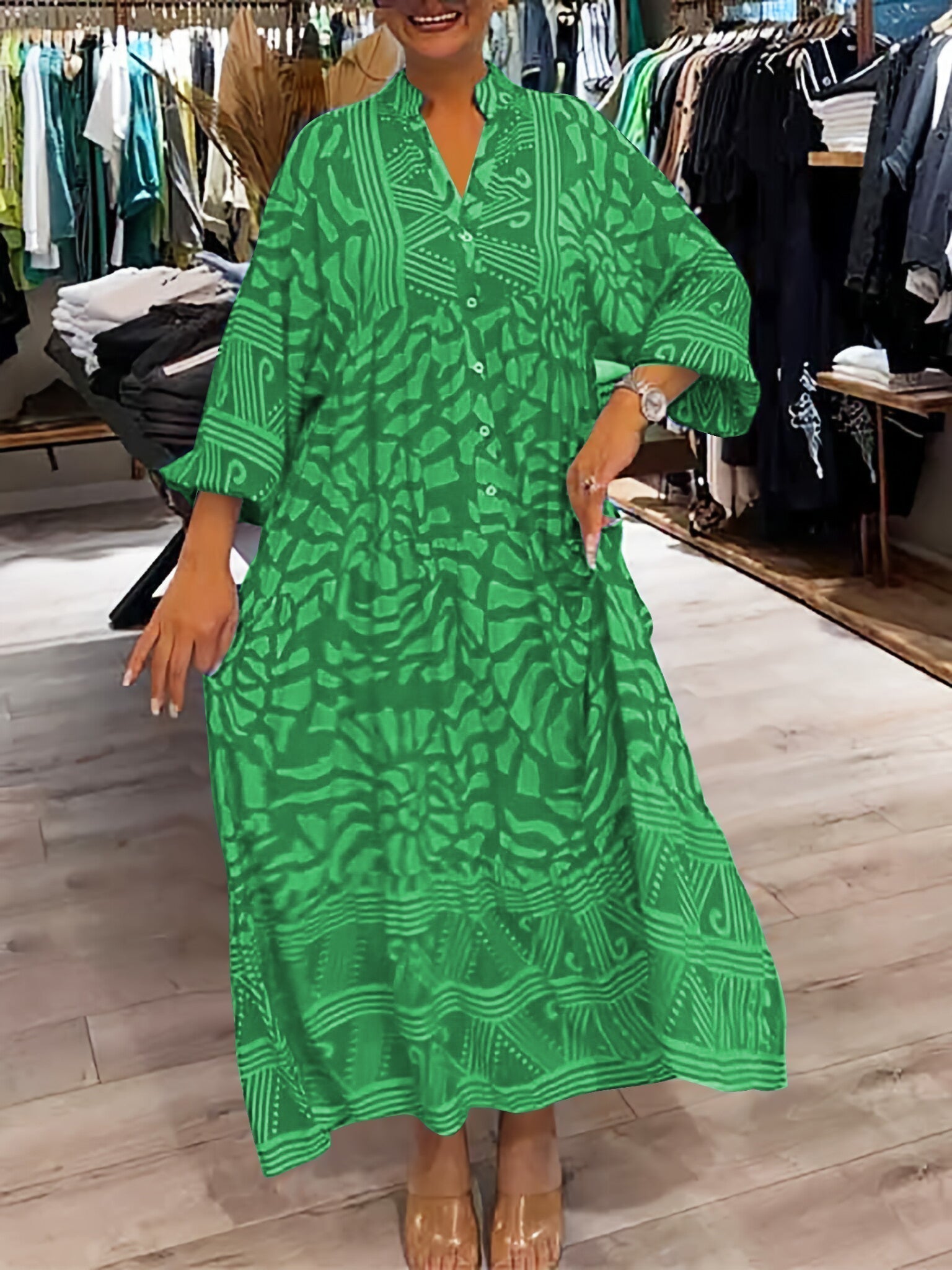 Carmilla - Kleid mit lebhaftem Print