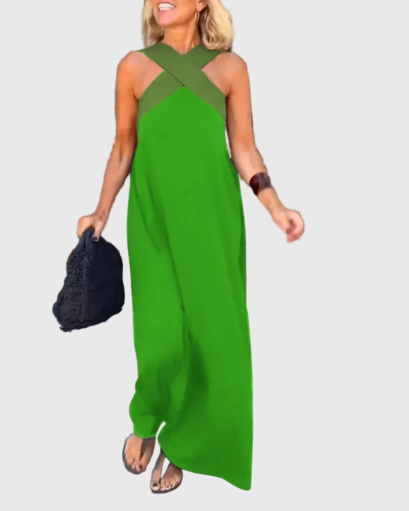 Elena | Elegantes, fließendes Maxikleid