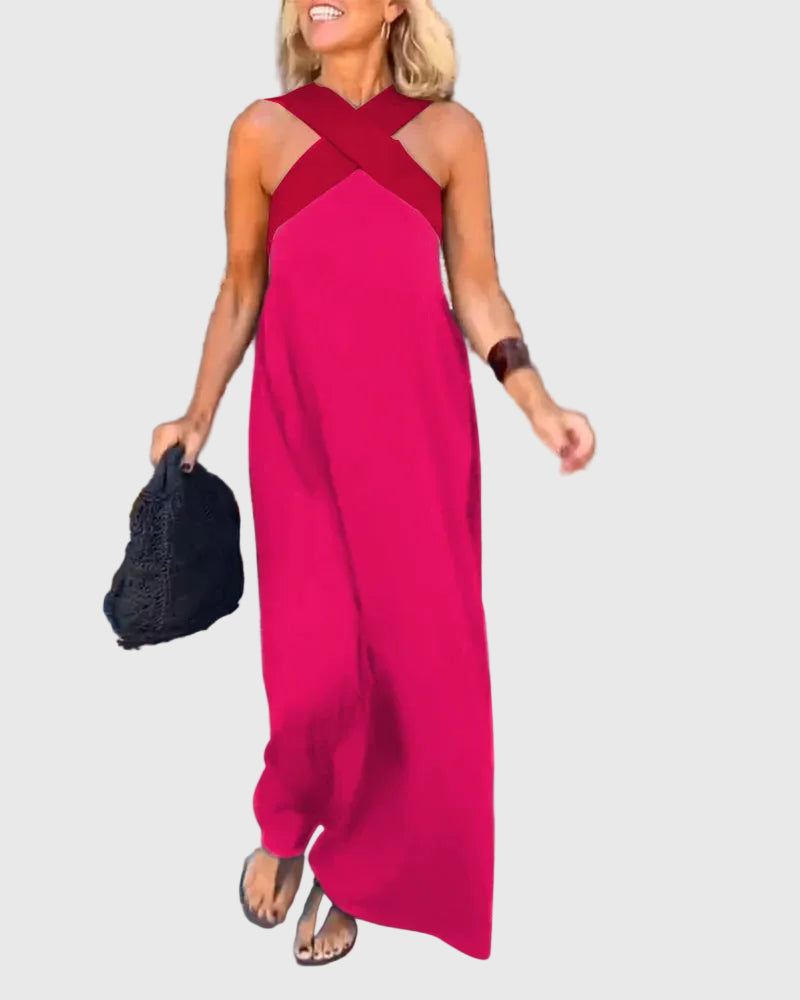 Elena | Elegantes, fließendes Maxikleid
