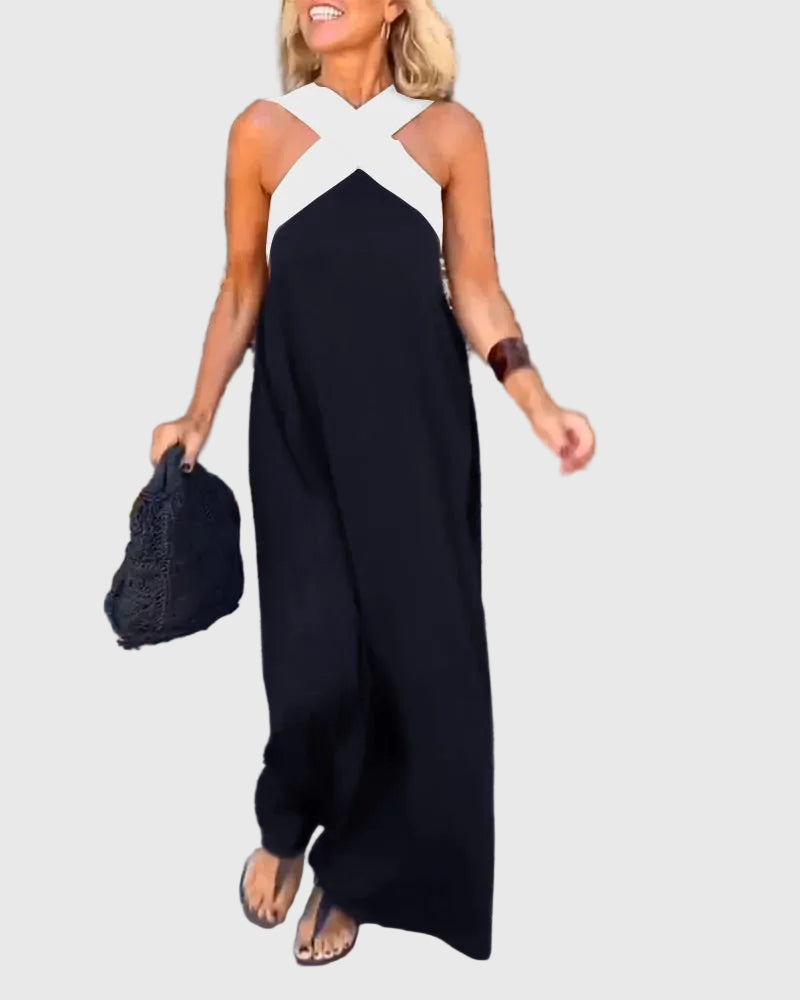 Elena | Elegantes, fließendes Maxikleid