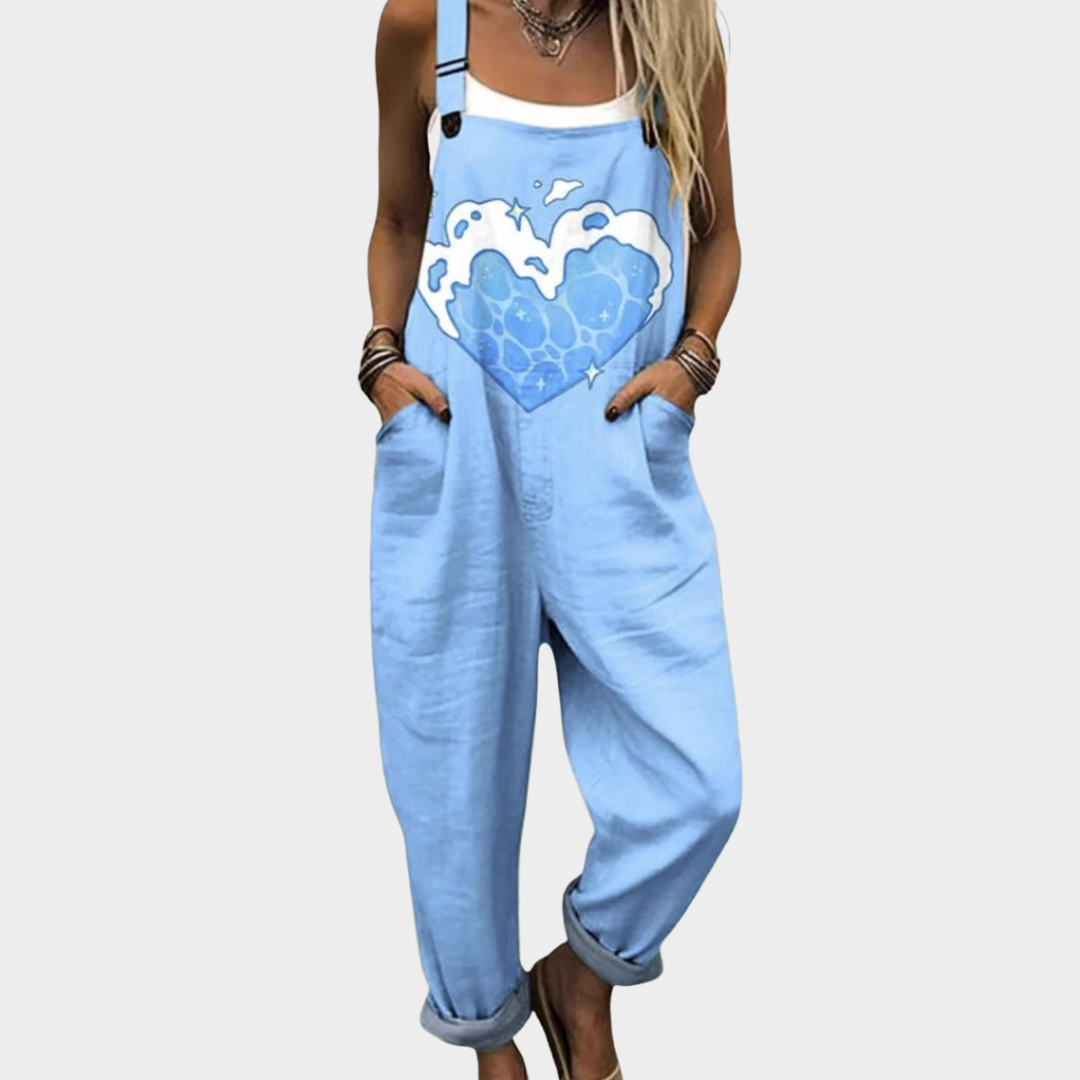 Madalena - Bequemer Jumpsuit mit Print