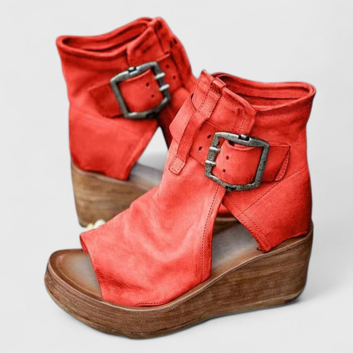 Karline - Klassische Keilsandalen