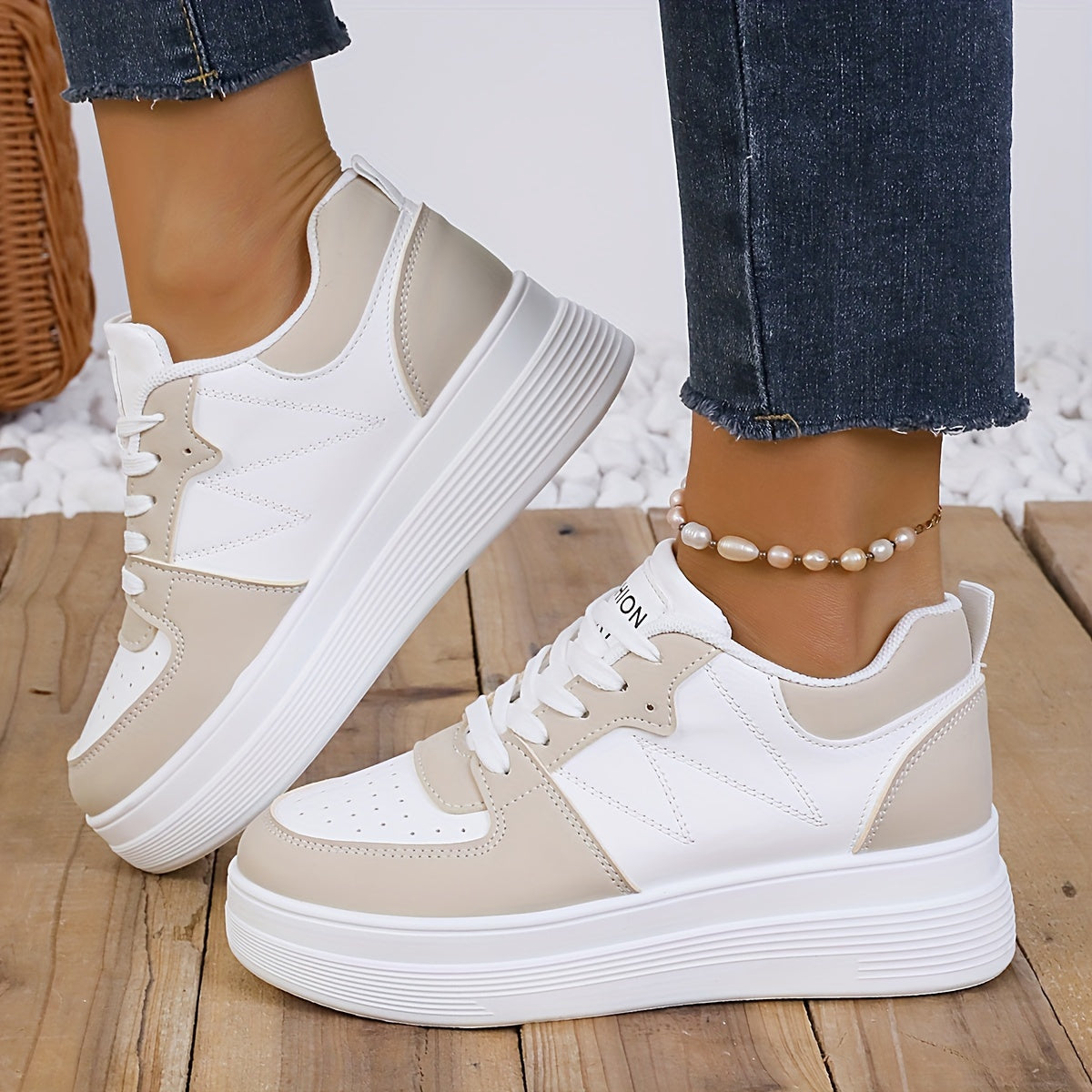 Chloe | Eleganter Plateau-Sneaker