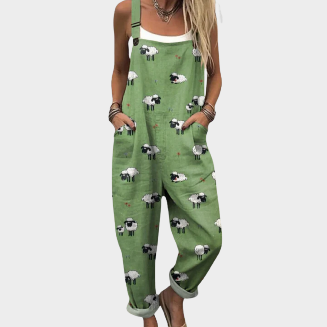 Bequeme bedruckte Overalls