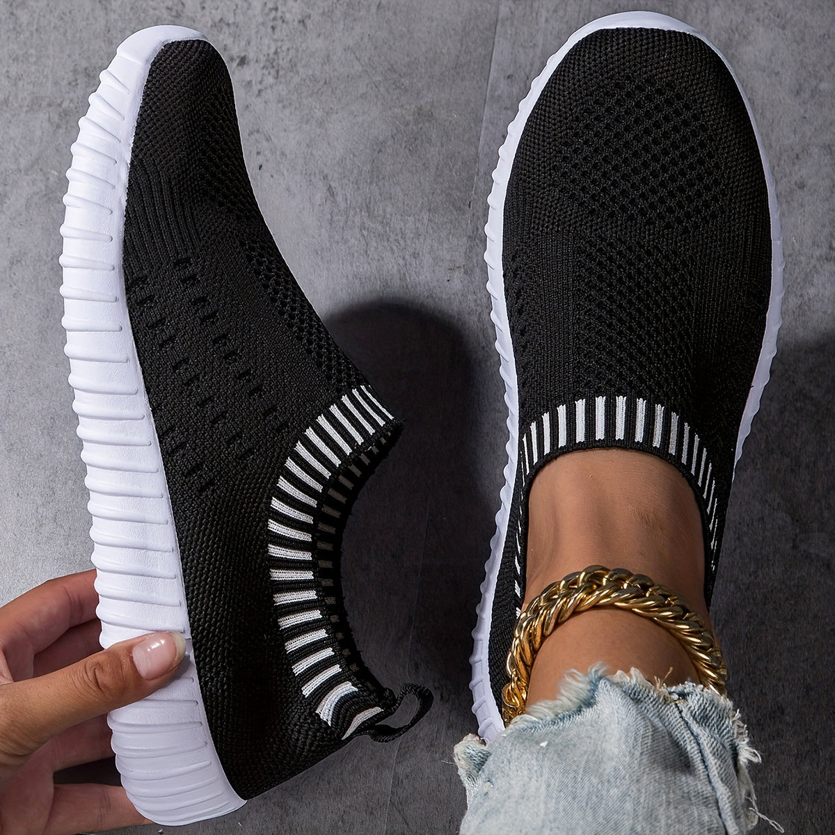 Ultraleichter, rutschfester Socken-Sneaker