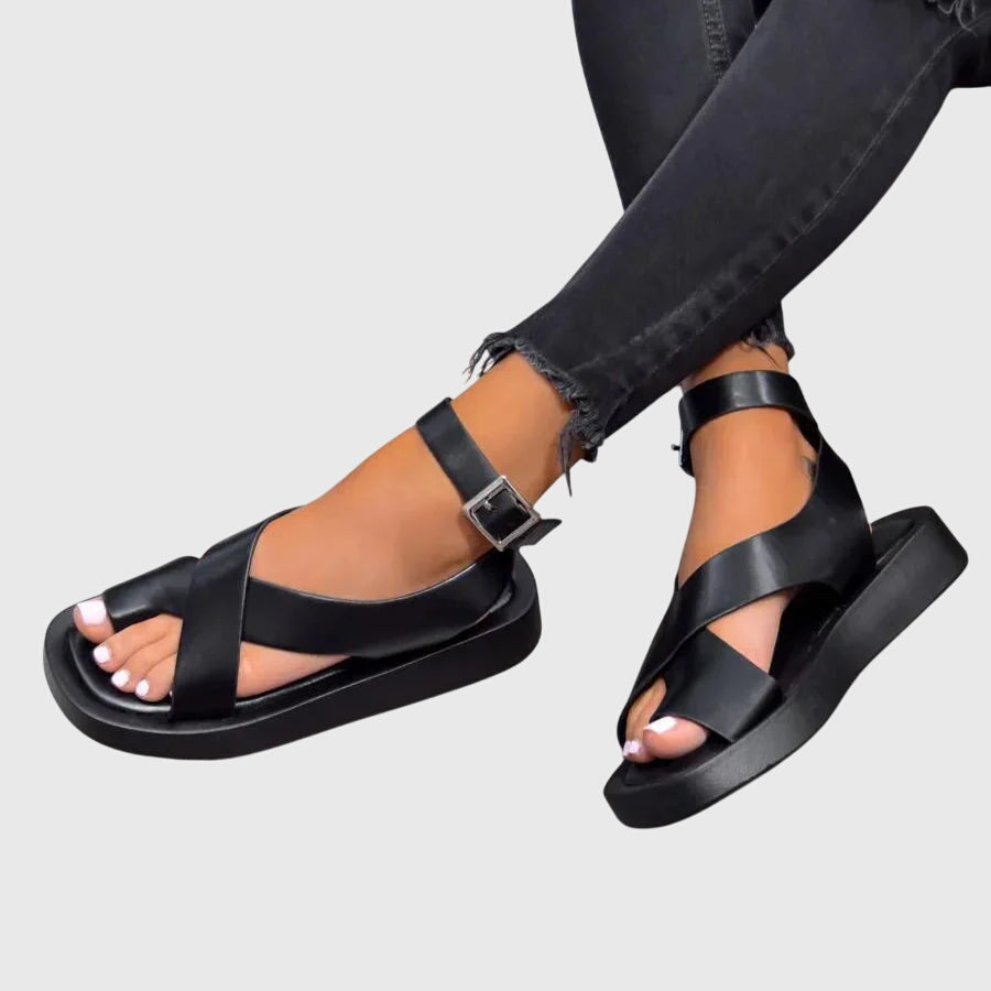 Bria - Plateau-Sandalen klobige