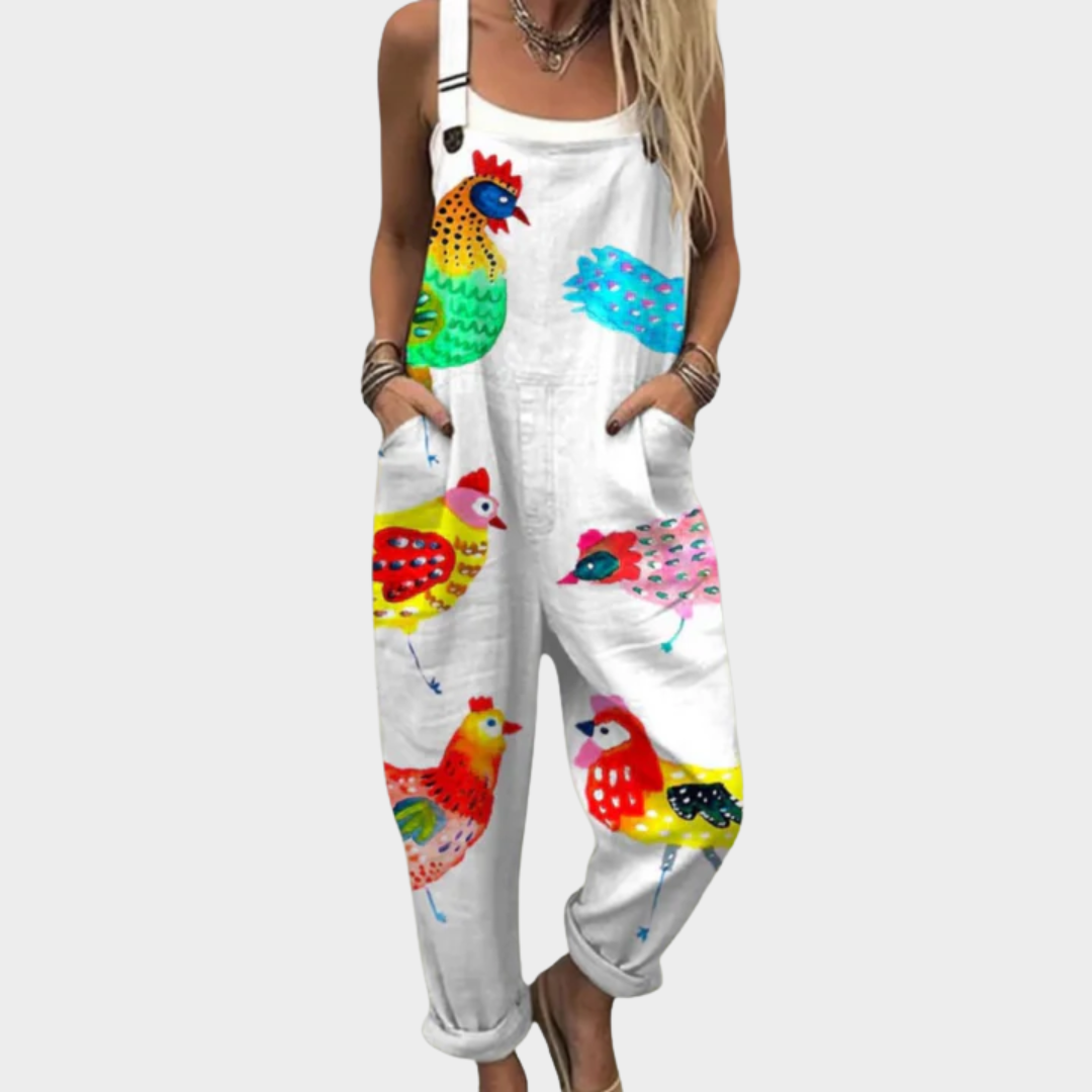 Bequeme bedruckte Overalls