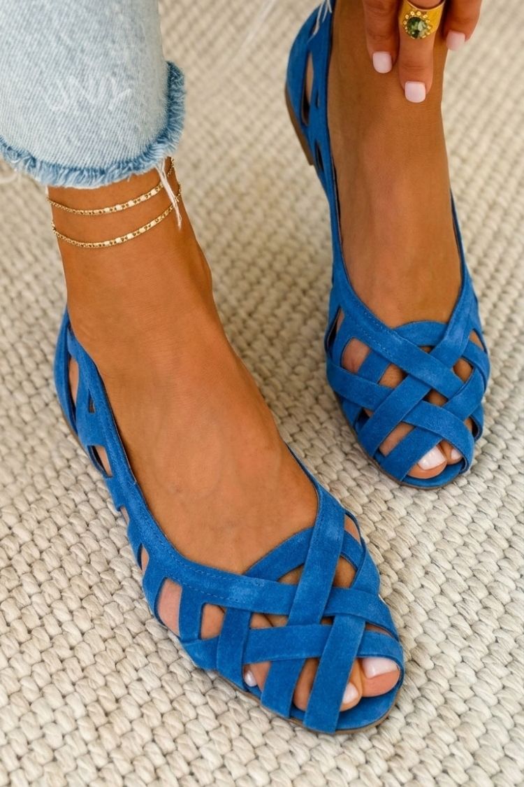 Katharina | Viva Sommer-Sandalen mit Flechtmuster