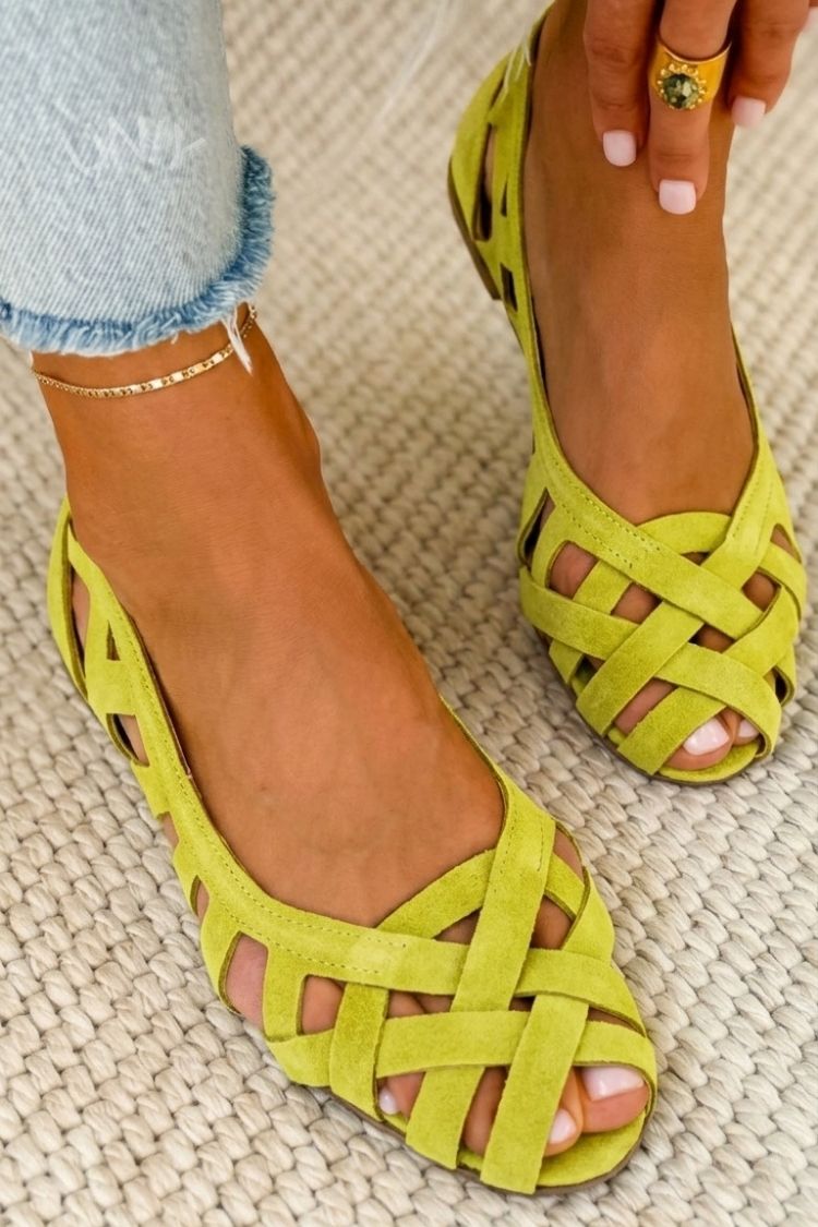 Katharina | Viva Sommer-Sandalen mit Flechtmuster