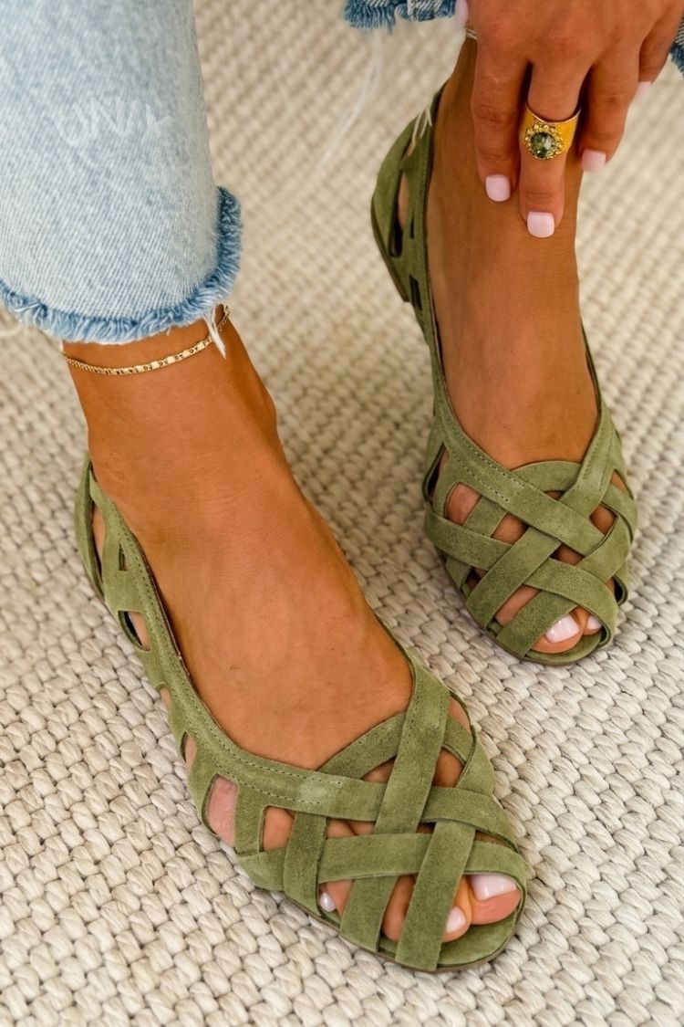 Katharina | Viva Sommer-Sandalen mit Flechtmuster