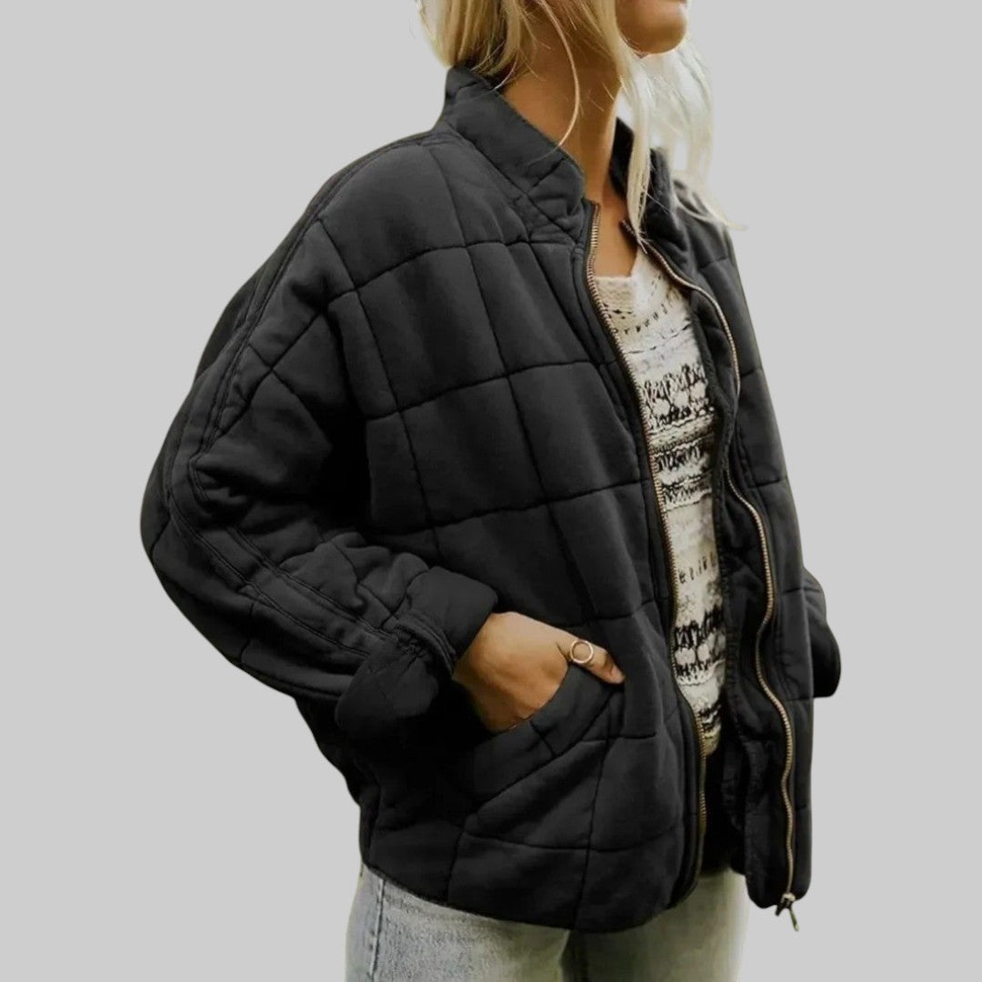 Josiane | Elegante, übergroße Steppjacke