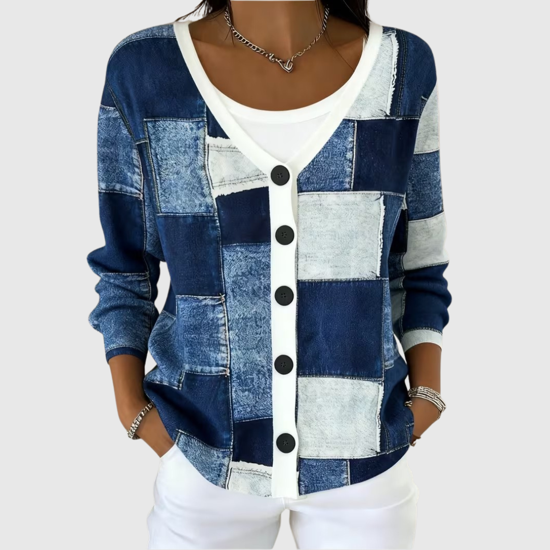 Bequeme Strickjacke mit Knöpfen