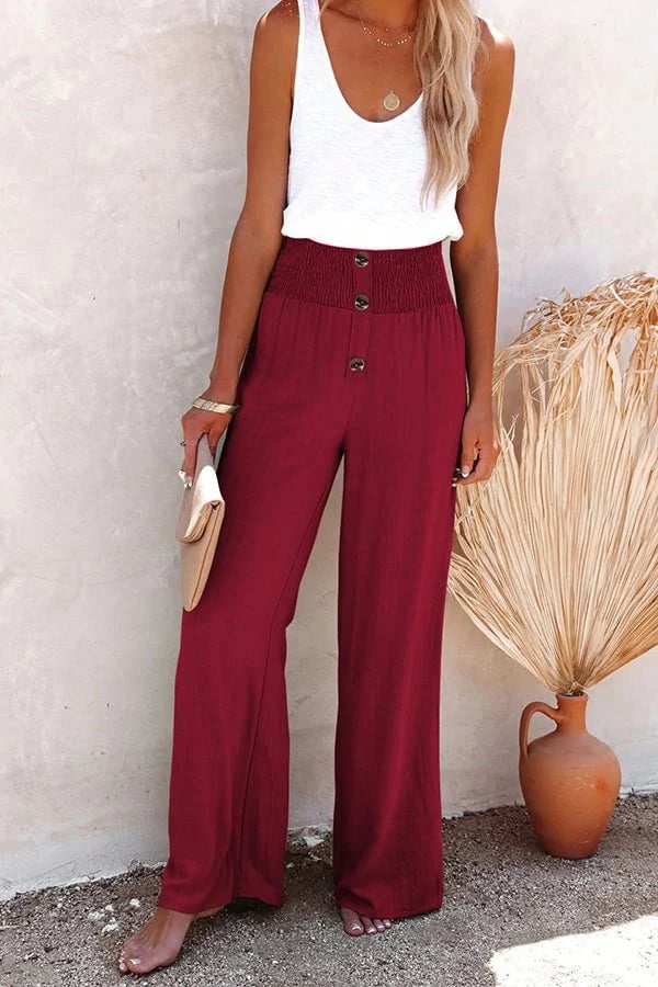 Riana - Lässige High-Waist-Hose