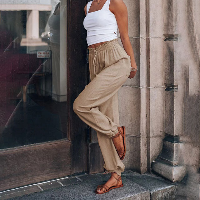 Kaeli - Elegante Hose mit Kordelzug