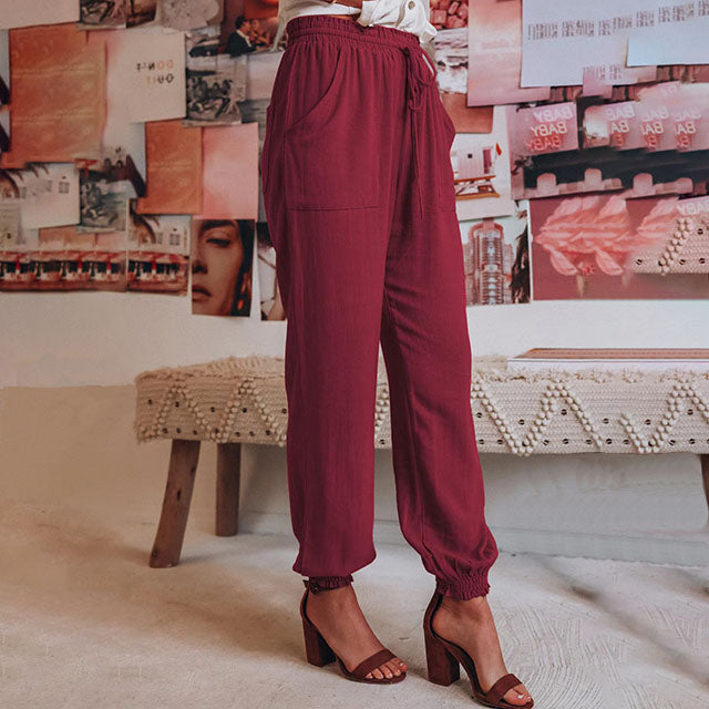 Kaeli - Elegante Hose mit Kordelzug