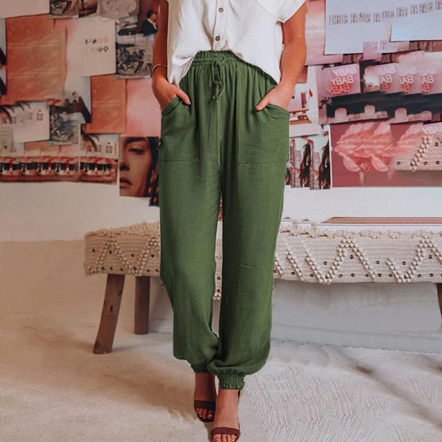 Kaeli - Elegante Hose mit Kordelzug