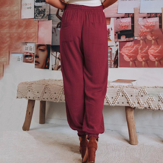 Kaeli - Elegante Hose mit Kordelzug