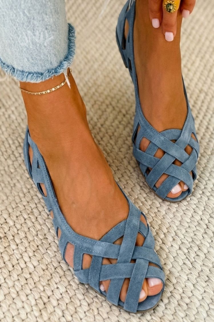 Katharina | Viva Sommer-Sandalen mit Flechtmuster