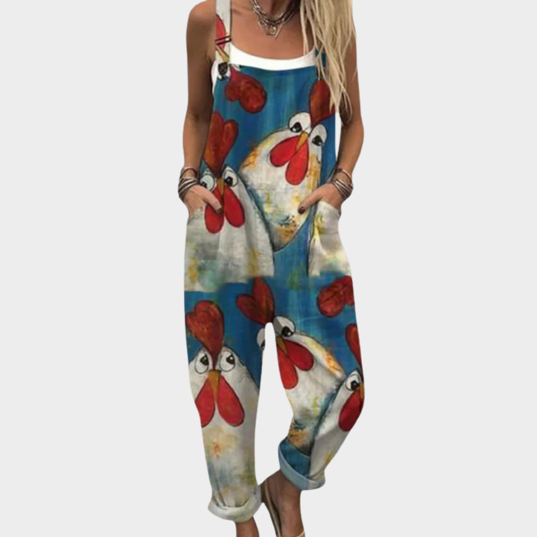 Madalena - Bequemer Jumpsuit mit Print