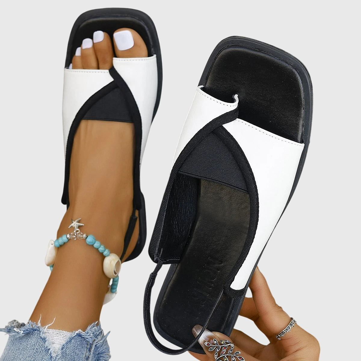 Nicola - Trendige orthopädische Sandalen