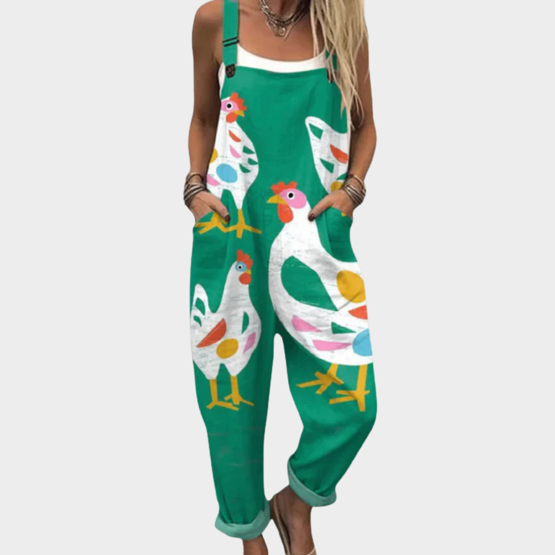Bequeme bedruckte Overalls