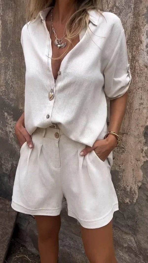 Melda - Luftiges Button-Down-Set