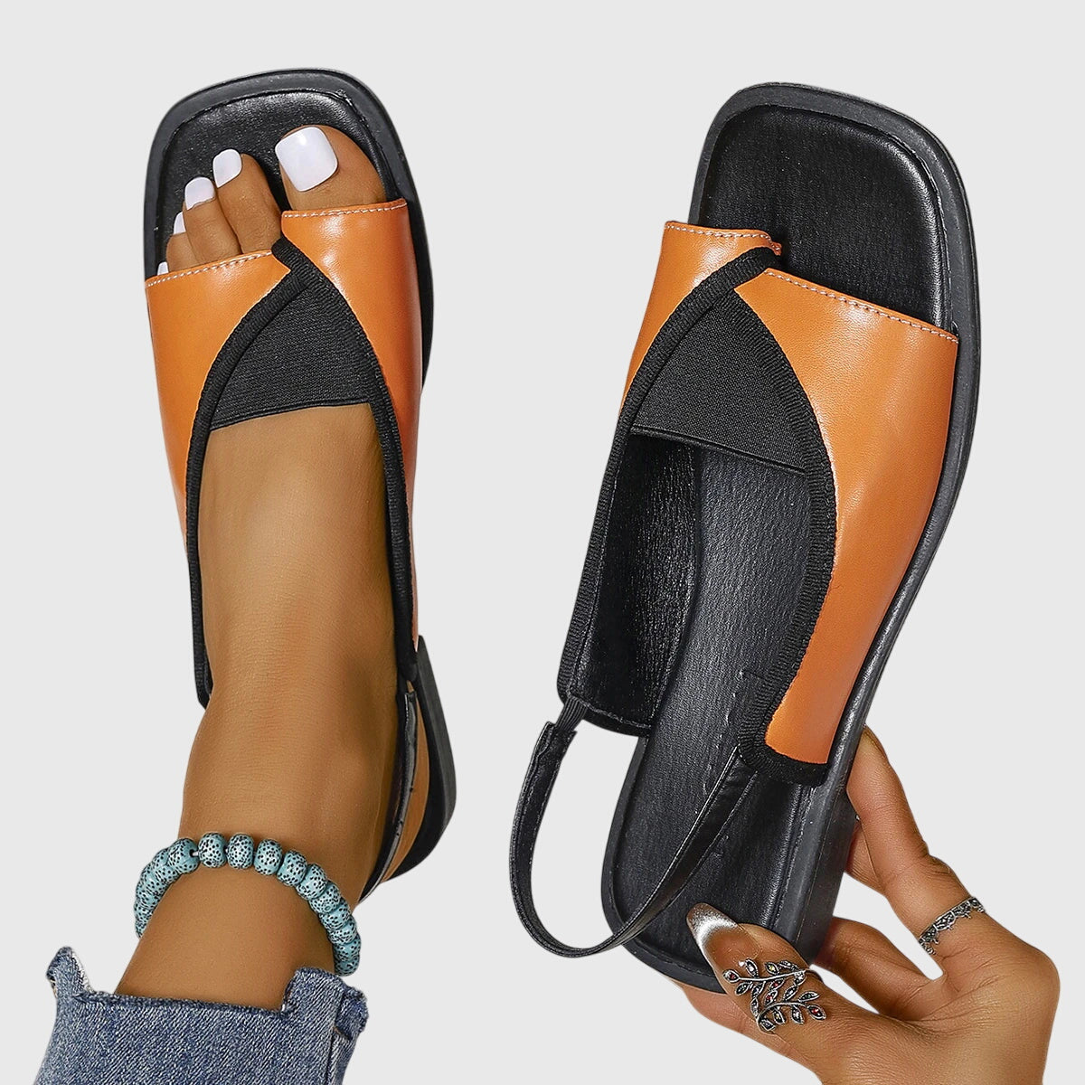 Nicola - Trendige orthopädische Sandalen