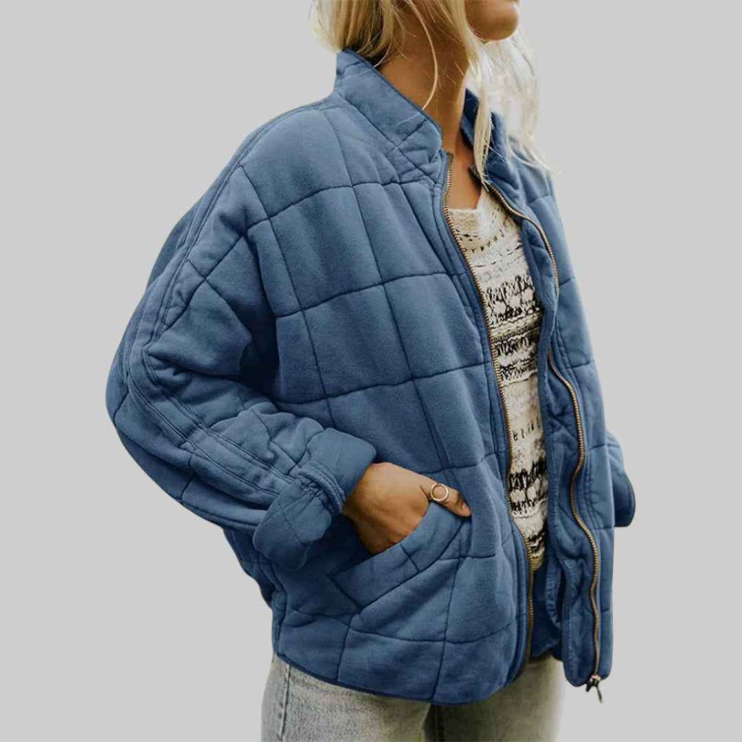 Josiane | Elegante, übergroße Steppjacke