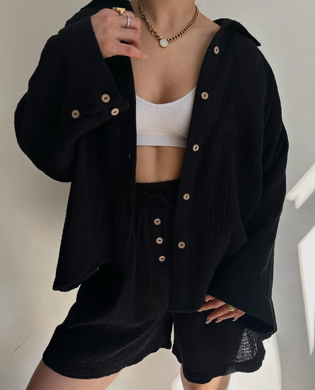 Brigette - Zweiteiliges Luftiges Set