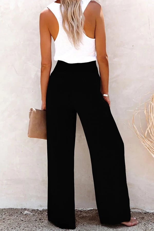 Riana - Lässige High-Waist-Hose