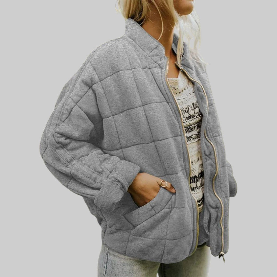 Josiane | Elegante, übergroße Steppjacke