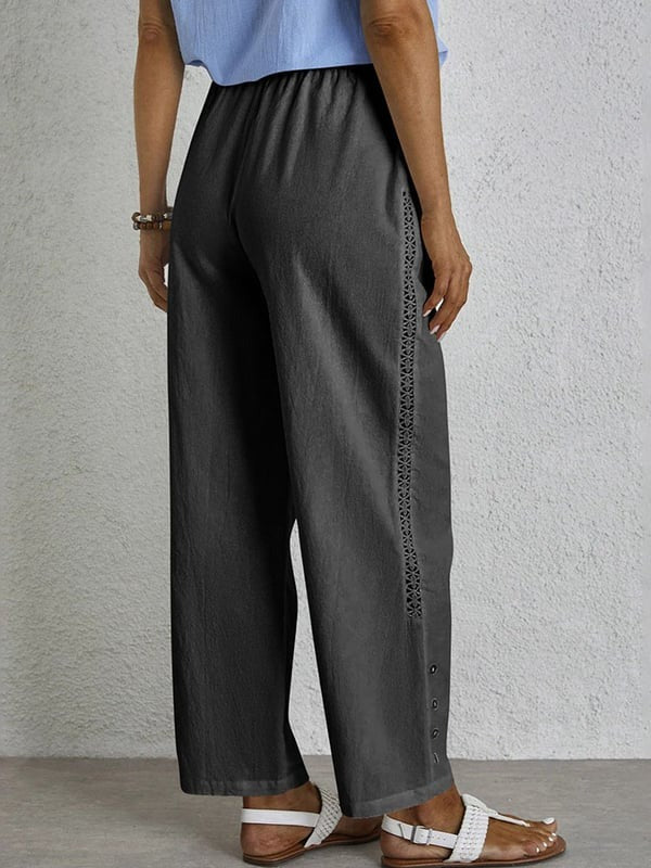 Shania - Lässige Button-Down-Hose