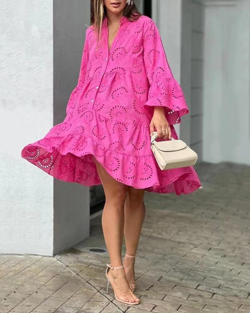 Lydia - Lochstickerei-Kleid