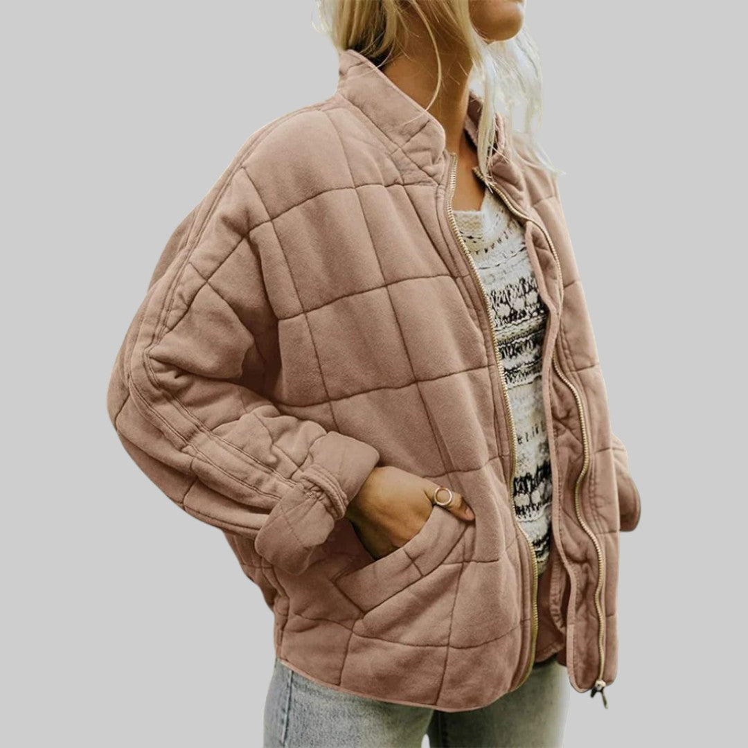 Josiane | Elegante, übergroße Steppjacke