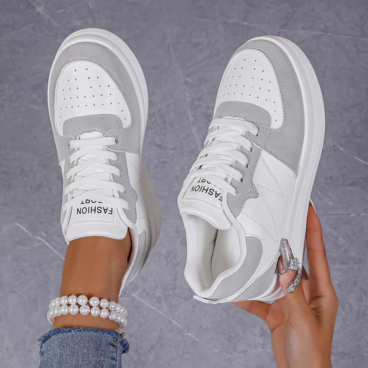 Chloe | Eleganter Plateau-Sneaker