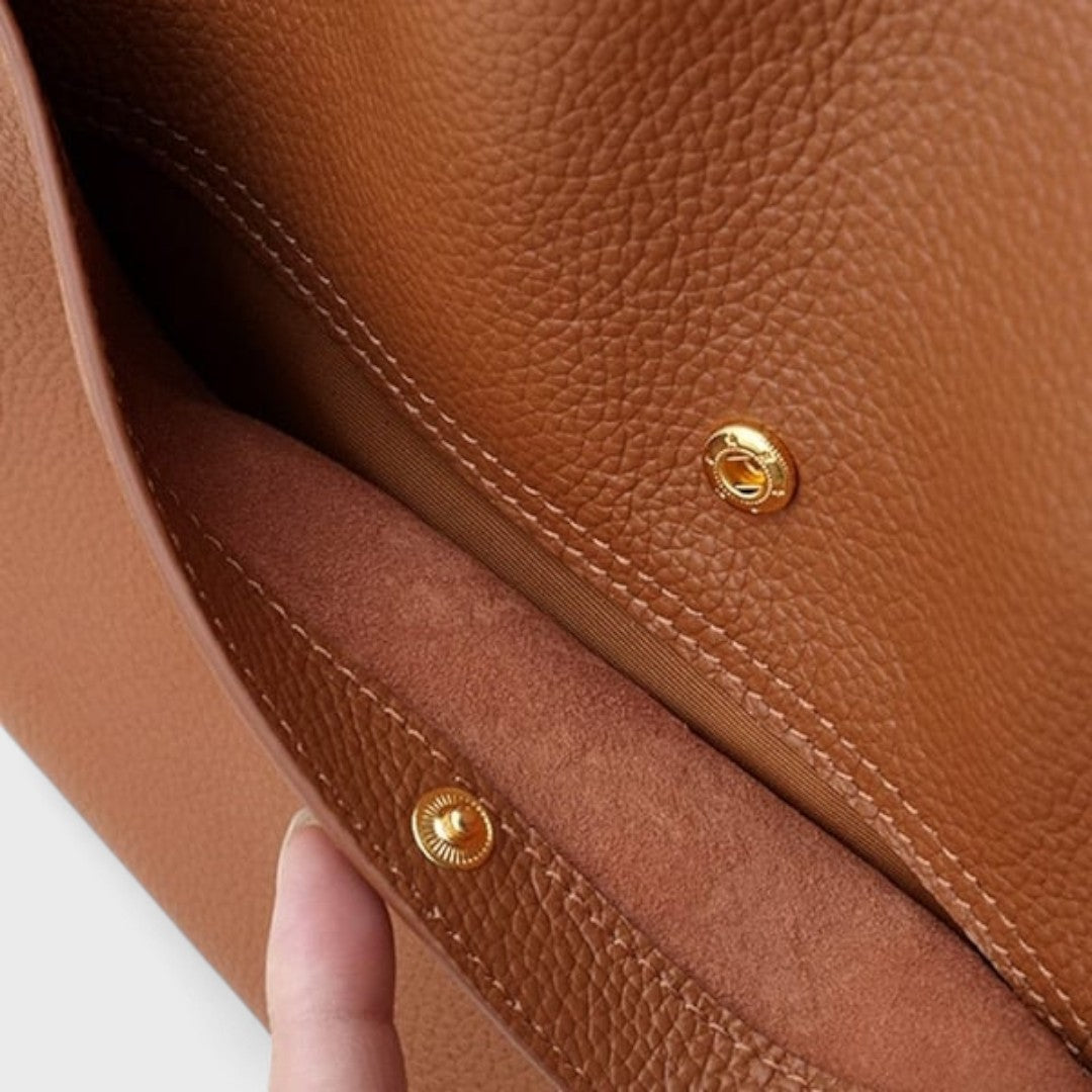 Elena | Elegante Schultertasche aus Leder