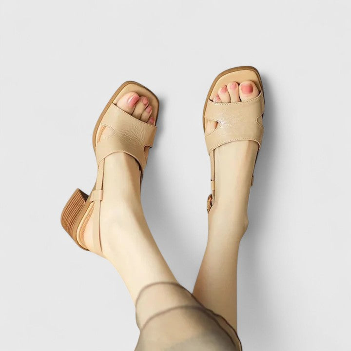 Georgia - Leichte Sandalen mit Blockabsatz