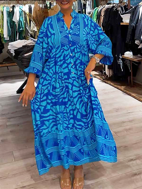 Carmilla - Kleid mit lebhaftem Print