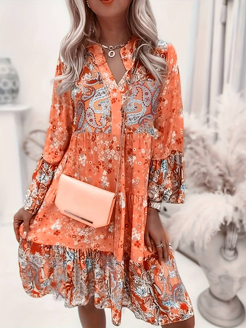 Eira - Boho-Kleid mit Print